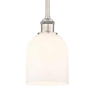 A thumbnail of the Innovations Lighting 616-1S 9 6 Bella Pendant Brushed Satin Nickel / Glossy White