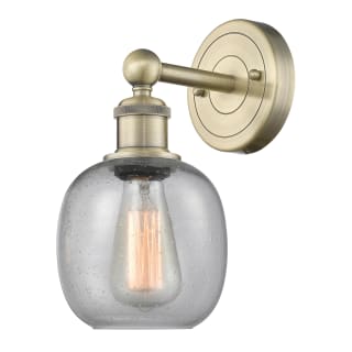 A thumbnail of the Innovations Lighting 616-1W-12-6 Belfast Sconce Antique Brass / Seedy