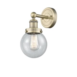 A thumbnail of the Innovations Lighting 616-1W-10-7 Beacon Sconce Antique Brass / Seedy