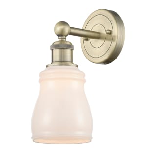 A thumbnail of the Innovations Lighting 616-1W-12-5 Ellery Sconce Antique Brass / White
