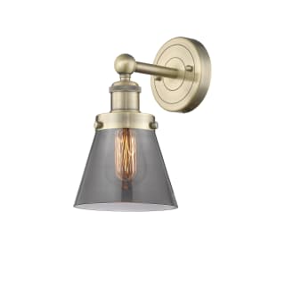 A thumbnail of the Innovations Lighting 616-1W-10-7 Cone Sconce Antique Brass / Plated Smoke