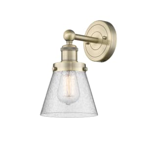 A thumbnail of the Innovations Lighting 616-1W-10-7 Cone Sconce Antique Brass / Seedy