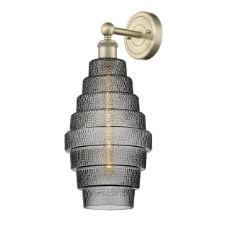 A thumbnail of the Innovations Lighting 616-1W-20-8 Cascade Sconce Antique Brass / Smoked