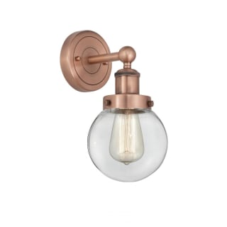 A thumbnail of the Innovations Lighting 616-1W-10-7 Beacon Sconce Antique Copper / Clear