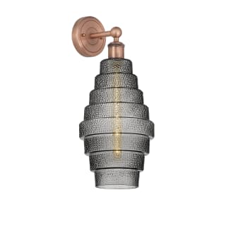 A thumbnail of the Innovations Lighting 616-1W-20-8 Cascade Sconce Antique Copper / Smoked