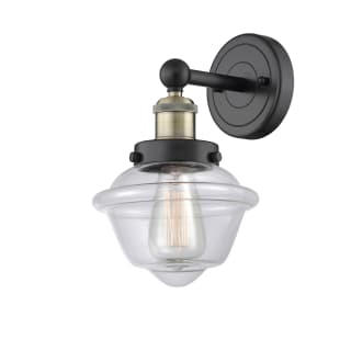 A thumbnail of the Innovations Lighting 616-1W-10-7 Oxford Sconce Black Antique Brass / Clear