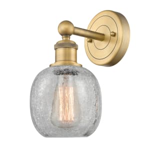 A thumbnail of the Innovations Lighting 616-1W-12-6 Belfast Sconce Brushed Brass / Clear Crackle