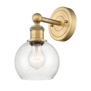 A thumbnail of the Innovations Lighting 616-1W-11-6 Athens Sconce Brushed Brass / Seedy