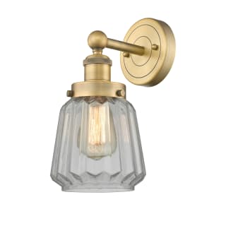 A thumbnail of the Innovations Lighting 616-1W-10-7 Chatham Sconce Brushed Brass / Clear