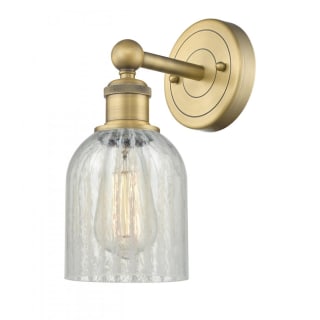 A thumbnail of the Innovations Lighting 616-1W-12-5 Caledonia Sconce Brushed Brass / Mouchette