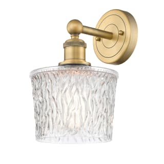 A thumbnail of the Innovations Lighting 616-1W-11-7 Niagra Sconce Brushed Brass / Clear