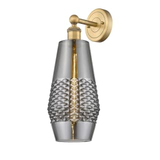 A thumbnail of the Innovations Lighting 616-1W-19-7 Windham Sconce Brushed Brass / Smoked