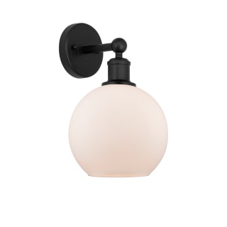 A thumbnail of the Innovations Lighting 616-1W-13-8 Athens Sconce Matte Black / Matte White