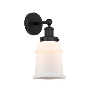 A thumbnail of the Innovations Lighting 616-1W-13-6 Canton Sconce Matte Black / Matte White