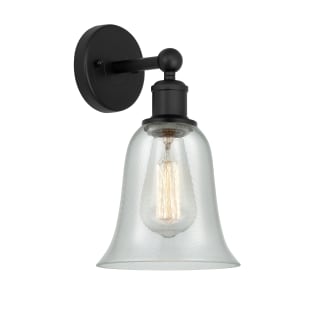 A thumbnail of the Innovations Lighting 616-1W-14-6 Hanover Sconce Matte Black / Fishnet