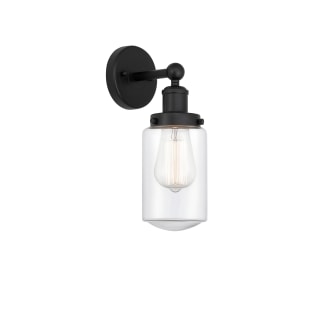 A thumbnail of the Innovations Lighting 616-1W-10-7 Dover Sconce Matte Black / Clear