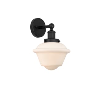 A thumbnail of the Innovations Lighting 616-1W-10-7 Oxford Sconce Matte Black / Matte White