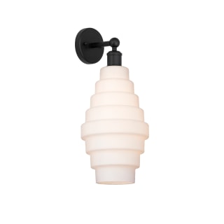 A thumbnail of the Innovations Lighting 616-1W-20-8 Cascade Sconce Matte Black / White