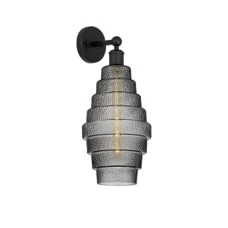 A thumbnail of the Innovations Lighting 616-1W-20-8 Cascade Sconce Matte Black / Smoked