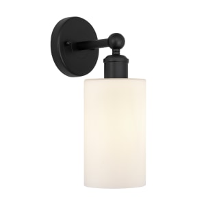 A thumbnail of the Innovations Lighting 616-1W-11-4 Clymer Sconce Matte Black / Matte White