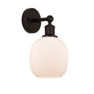 A thumbnail of the Innovations Lighting 616-1W-12-6 Belfast Sconce Oil Rubbed Bronze / Matte White