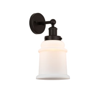 A thumbnail of the Innovations Lighting 616-1W-13-6 Canton Sconce Oil Rubbed Bronze / Matte White