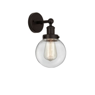 A thumbnail of the Innovations Lighting 616-1W-10-7 Beacon Sconce Oil Rubbed Bronze / Clear