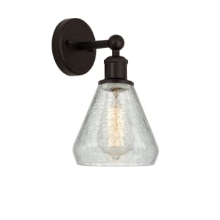 A thumbnail of the Innovations Lighting 616-1W-13-6 Conesus Sconce Oil Rubbed Bronze / Clear Crackle