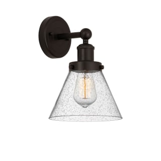 A thumbnail of the Innovations Lighting 616-1W-12-8 Cone Sconce Oil Rubbed Bronze / Seedy