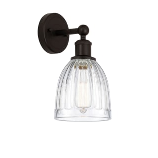 A thumbnail of the Innovations Lighting 616-1W-12-6 Brookfield Sconce Oil Rubbed Bronze / Clear