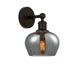 A thumbnail of the Innovations Lighting 616-1W-10-7 Fenton Sconce Oil Rubbed Bronze / Plated Smoke