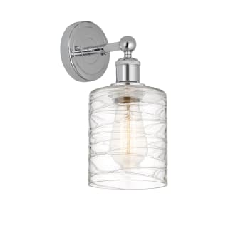A thumbnail of the Innovations Lighting 616-1W-12-5 Cobbleskill Sconce Polished Chrome / Deco Swirl