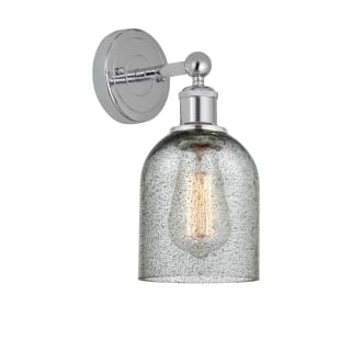 A thumbnail of the Innovations Lighting 616-1W-12-5 Caledonia Sconce Polished Chrome / Charcoal