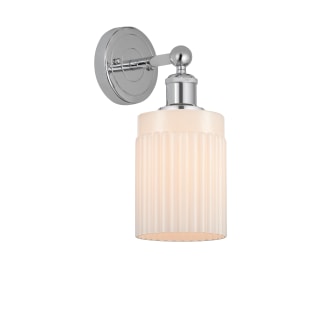 A thumbnail of the Innovations Lighting 616-1W-12-5 Hadley Sconce Polished Chrome / Matte White