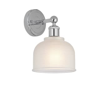 A thumbnail of the Innovations Lighting 616-1W-11-6 Dayton Sconce Polished Chrome / White