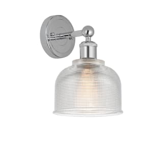 A thumbnail of the Innovations Lighting 616-1W-11-6 Dayton Sconce Polished Chrome / Clear