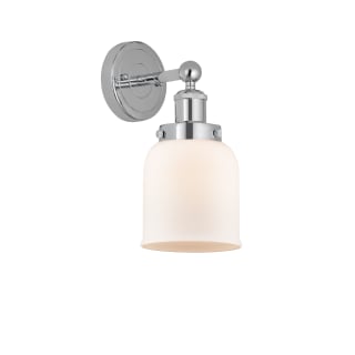 A thumbnail of the Innovations Lighting 616-1W-10-7 Bell Sconce Polished Chrome / Matte White