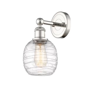 A thumbnail of the Innovations Lighting 616-1W-12-6 Belfast Sconce Polished Nickel / Deco Swirl