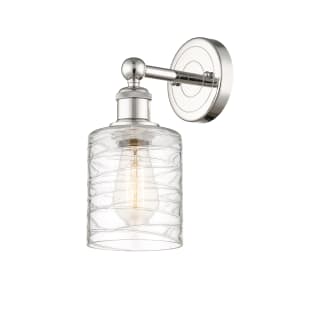 A thumbnail of the Innovations Lighting 616-1W-12-5 Cobbleskill Sconce Polished Nickel / Deco Swirl