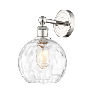 A thumbnail of the Innovations Lighting 616-1W-13-8 Athens Sconce Polished Nickel / Clear Water Glass