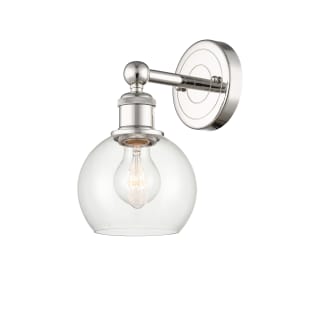 A thumbnail of the Innovations Lighting 616-1W-11-6 Athens Sconce Polished Nickel / Clear