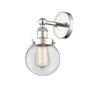 A thumbnail of the Innovations Lighting 616-1W-10-7 Beacon Sconce Polished Nickel / Clear