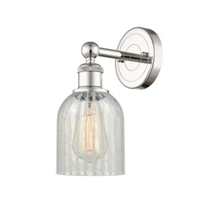 A thumbnail of the Innovations Lighting 616-1W-12-5 Caledonia Sconce Polished Nickel / Mouchette