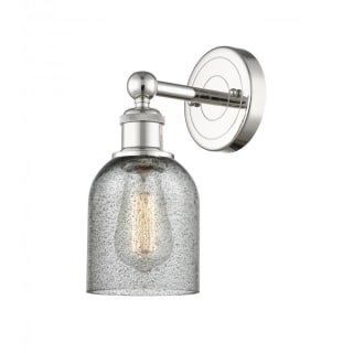 A thumbnail of the Innovations Lighting 616-1W-12-5 Caledonia Sconce Polished Nickel / Charcoal