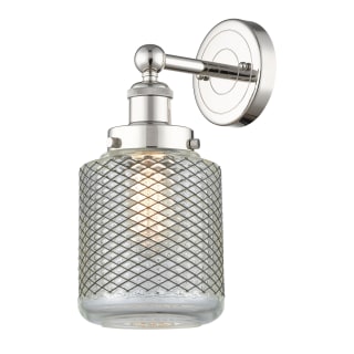 A thumbnail of the Innovations Lighting 616-1W-12-6 Stanton Sconce Polished Nickel / Clear Wire Mesh