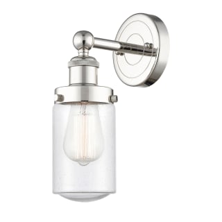 A thumbnail of the Innovations Lighting 616-1W-10-7 Dover Sconce Polished Nickel / Seedy