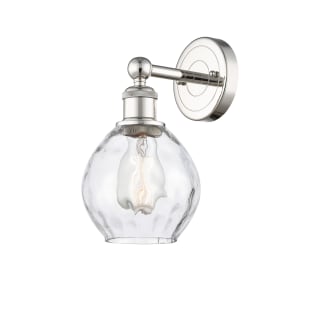 A thumbnail of the Innovations Lighting 616-1W-11-6 Waverly Sconce Polished Nickel / Clear