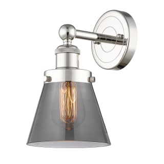 A thumbnail of the Innovations Lighting 616-1W-10-7 Cone Sconce Polished Nickel / Plated Smoke