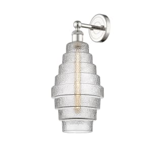 A thumbnail of the Innovations Lighting 616-1W-20-8 Cascade Sconce Polished Nickel / Clear