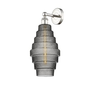 A thumbnail of the Innovations Lighting 616-1W-20-8 Cascade Sconce Polished Nickel / Smoked